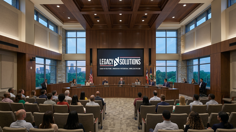 Legacy AV Solutions audiovisual installation
